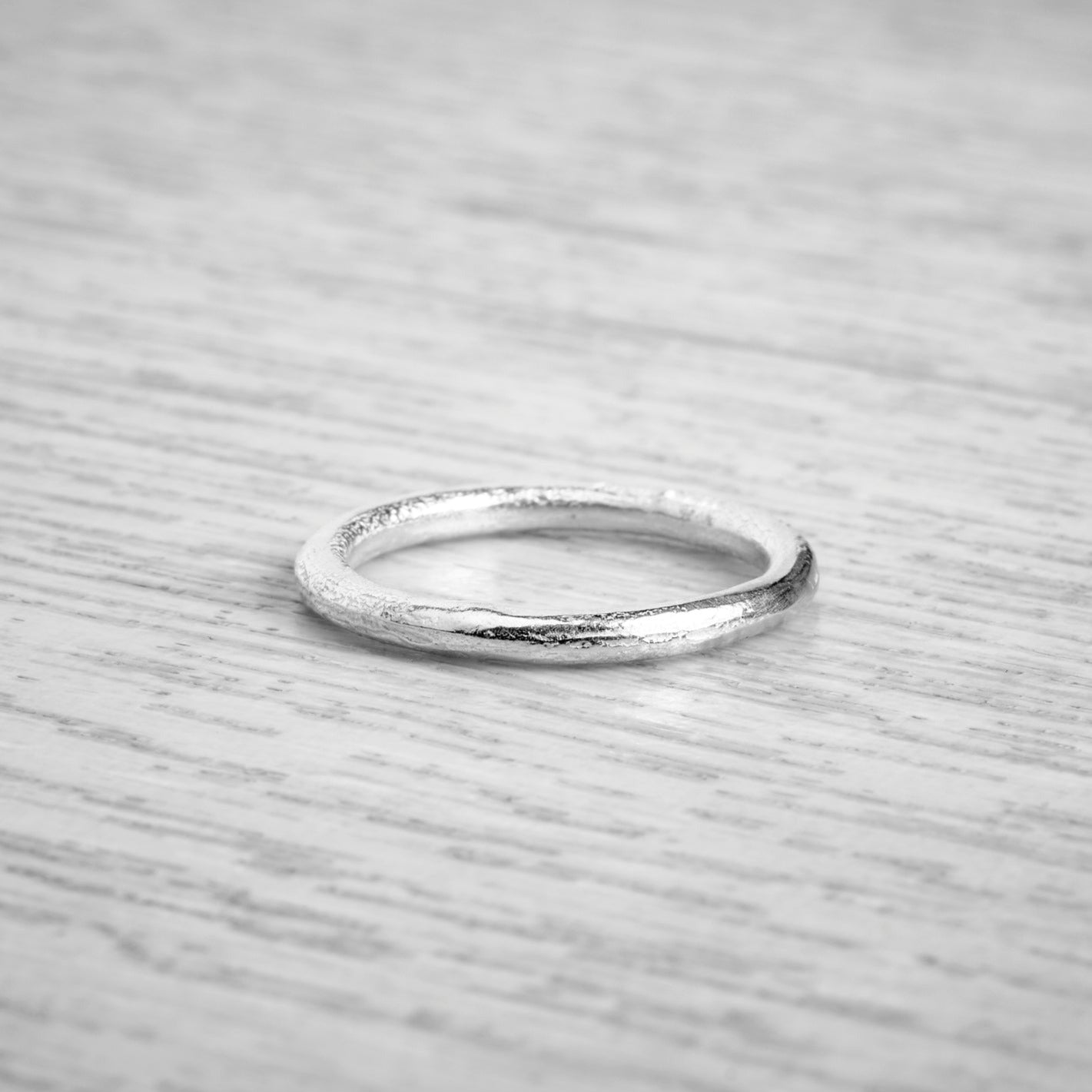 Slim Melted Band Ring By Fi Mehra