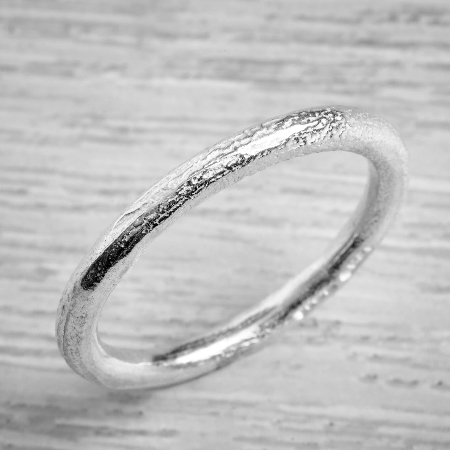 Slim Melted Band Ring By Fi Mehra