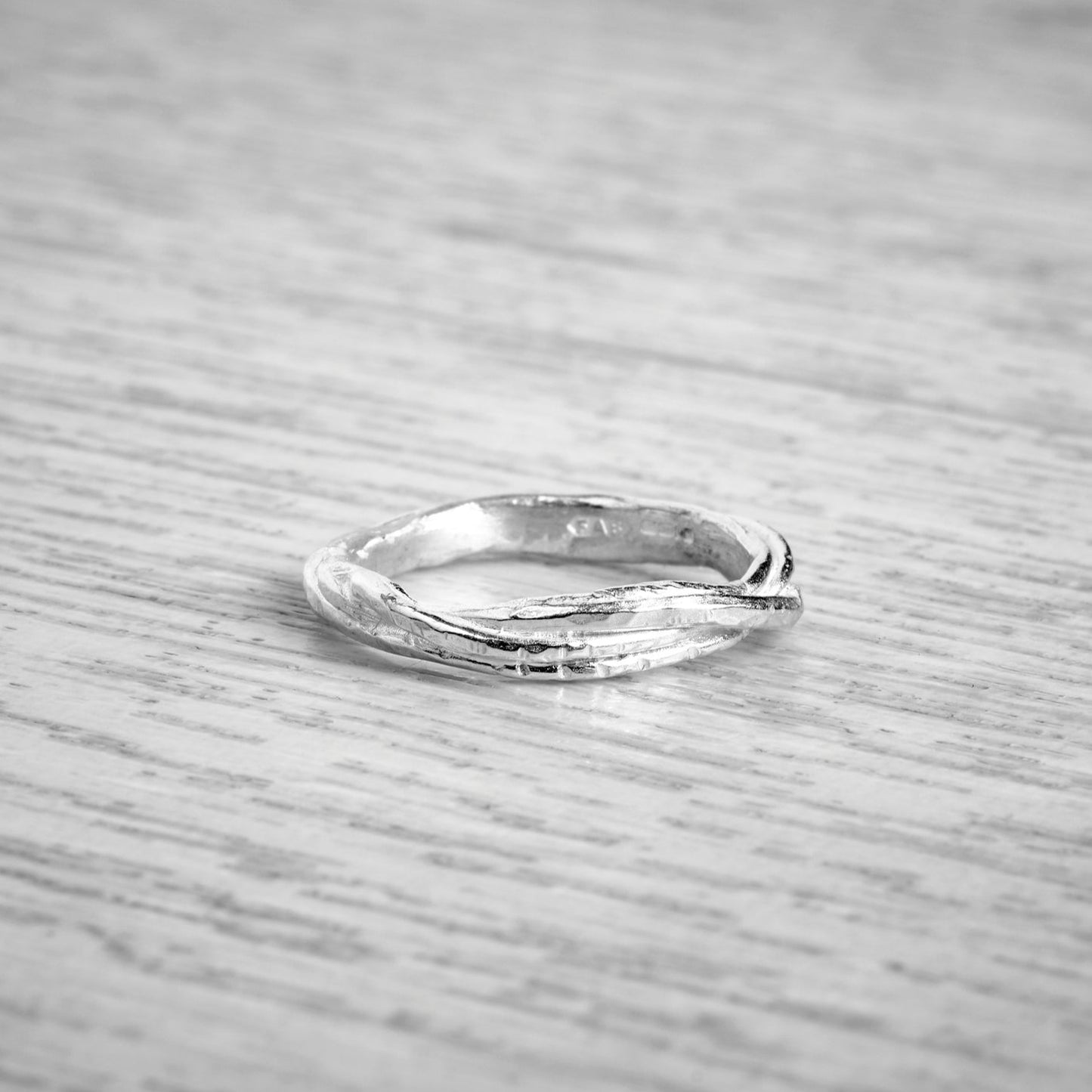 Narrow Twisted Wire Ring By Fi Mehra
