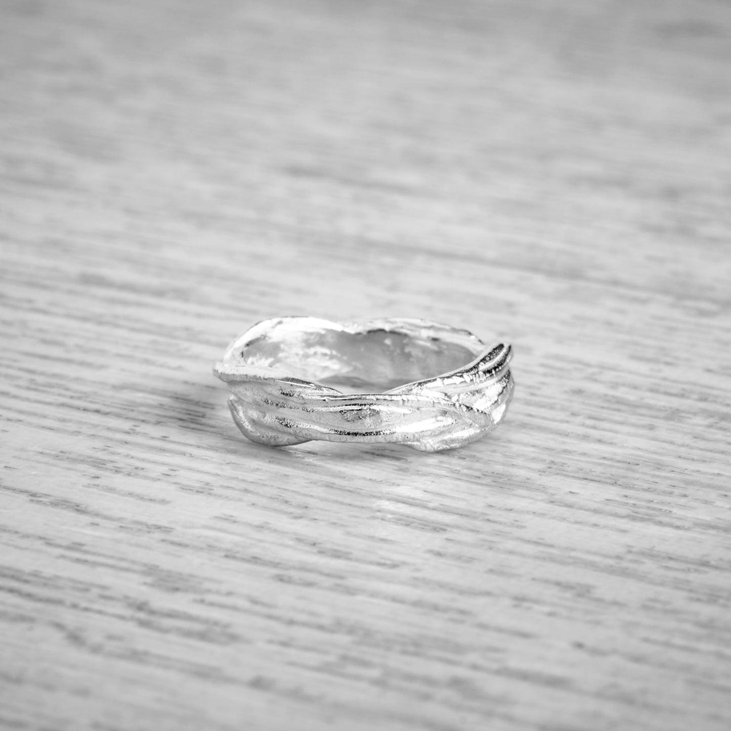 Wide Twisted Wire Ring By Fi Mehra