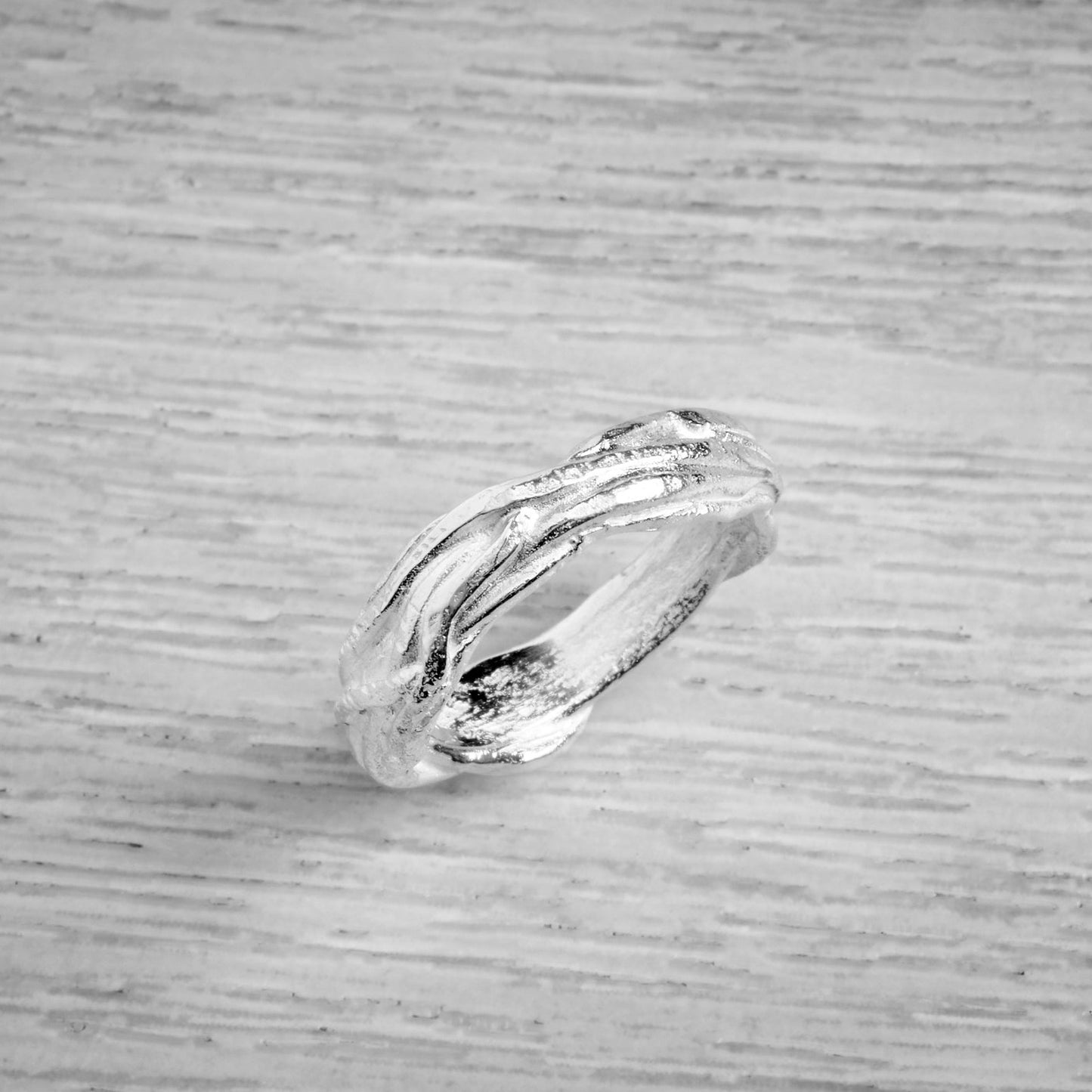 Wide Twisted Wire Ring By Fi Mehra