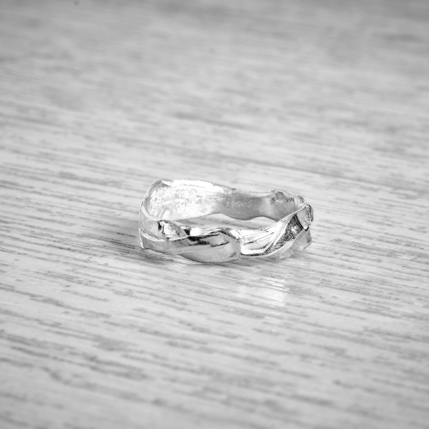 Wide Twisted Ribbon Ring By Fi Mehra