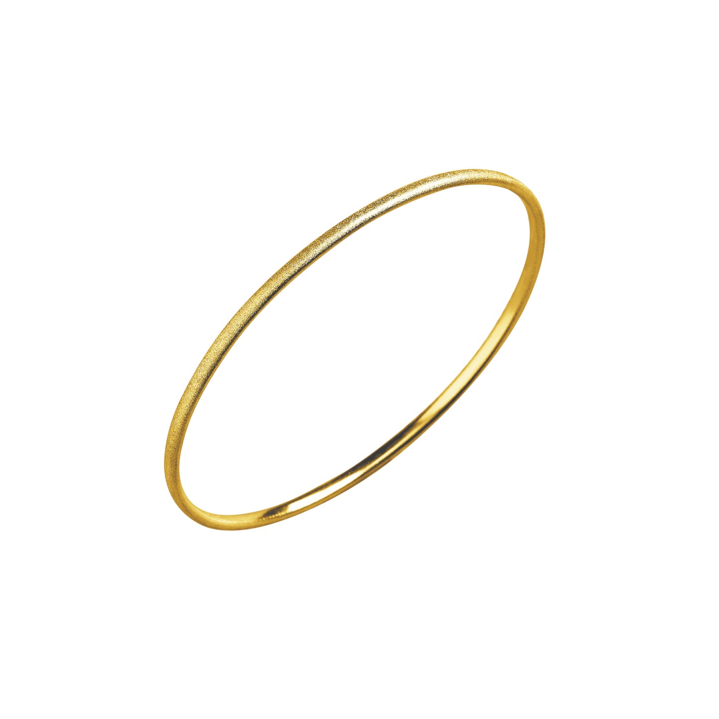 18ct Gold Vermeil Slender Stacked Bangle Bundle