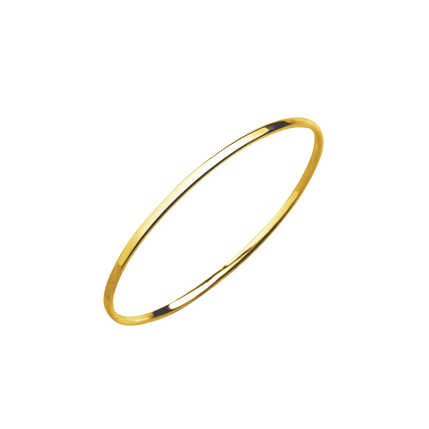 18ct Gold Vermeil Slender Stacked Bangle Bundle