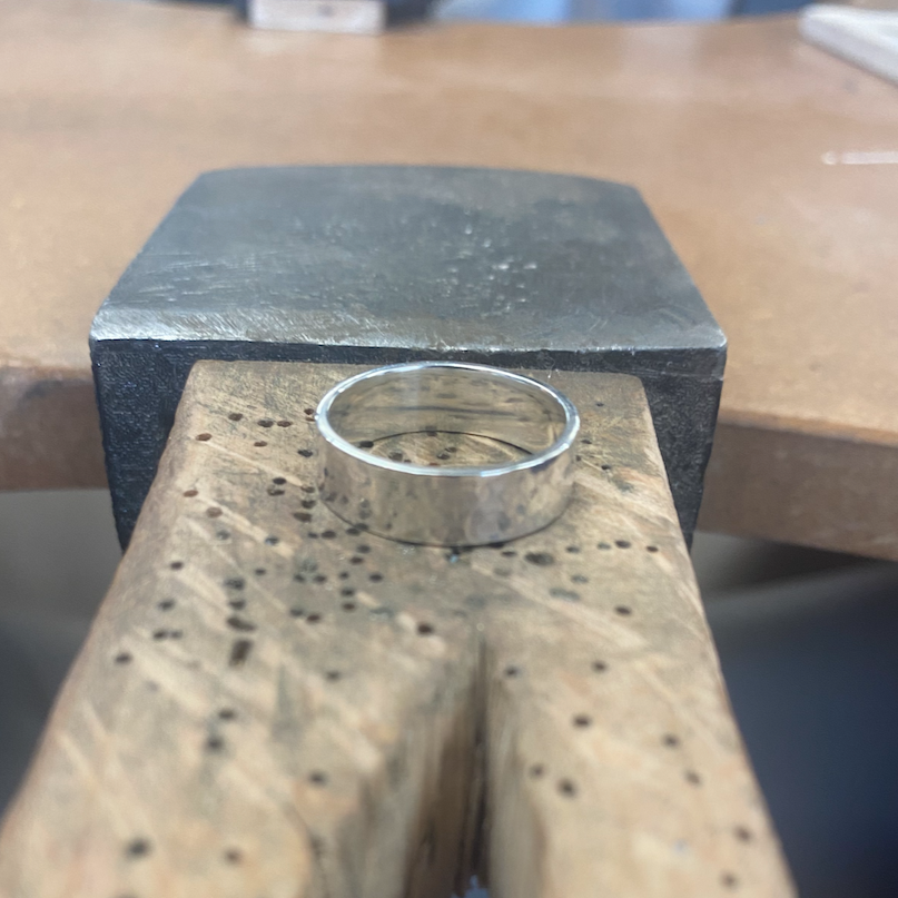 Chunky Hammered Silver Ring Workshop Saturday 12 September 2026