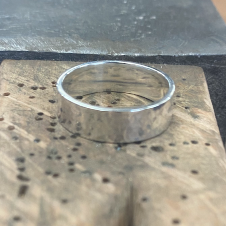 Chunky Hammered Silver Ring Workshop Saturday 12th September 2026