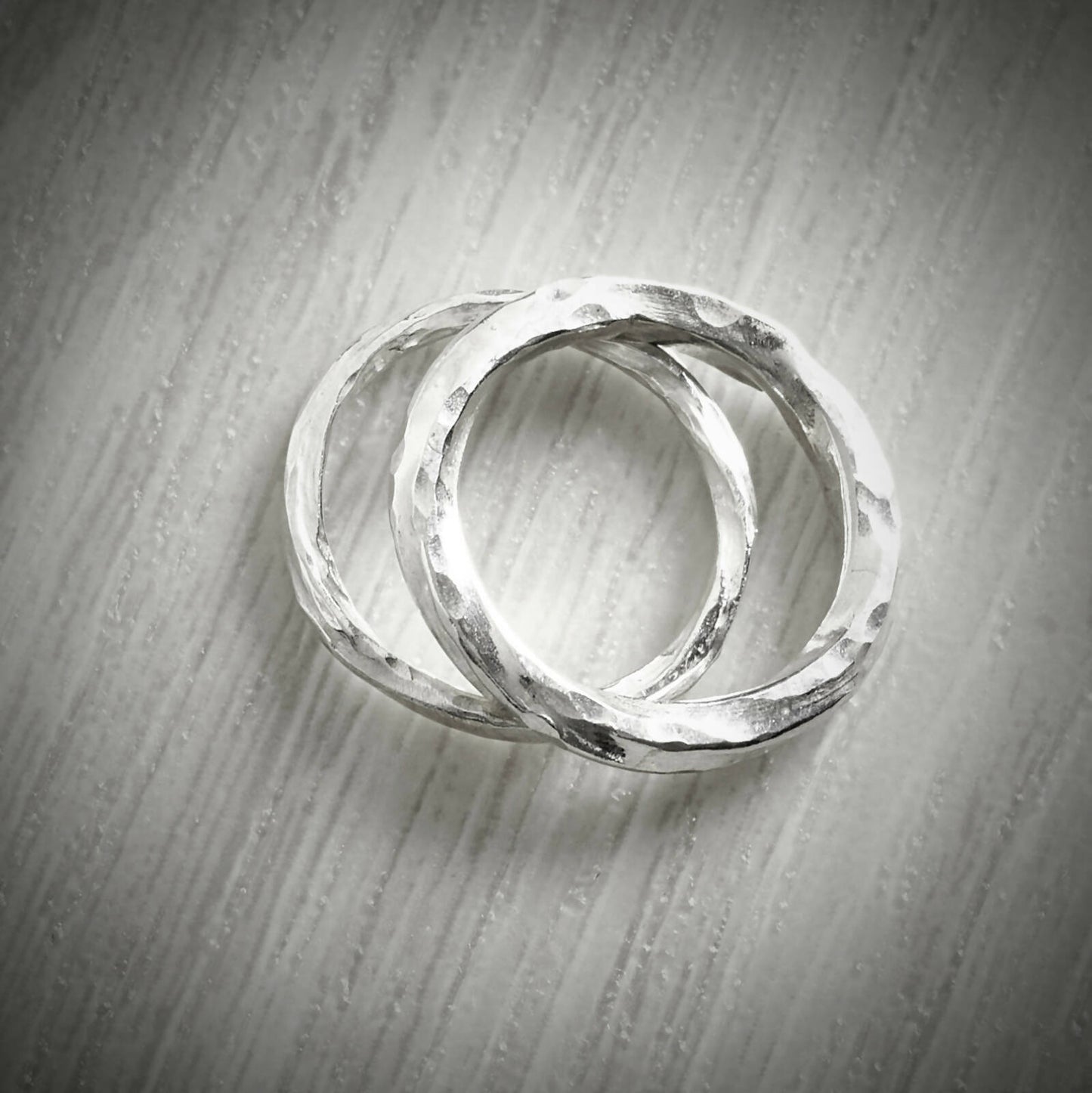Slimline Twisted Ring by Emma White