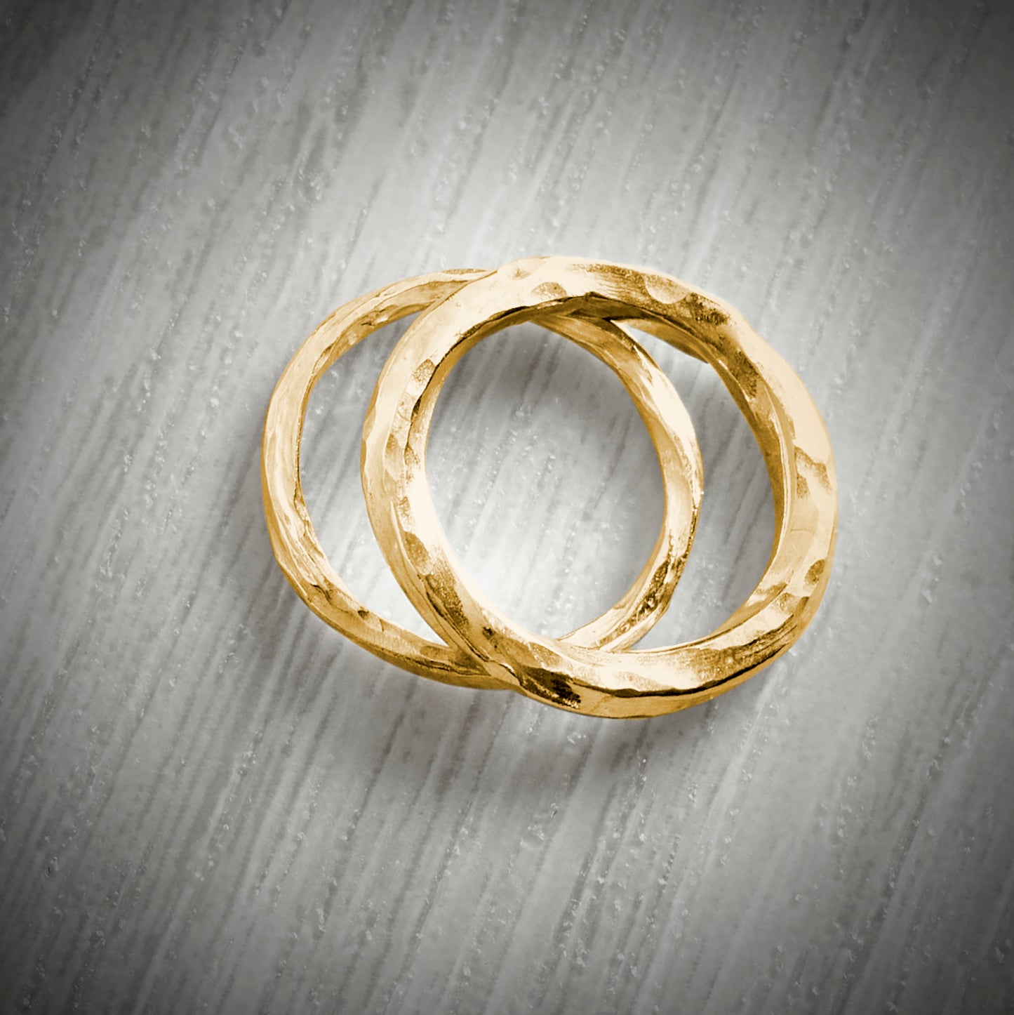 Solid Gold Chunky Twisted Ring by Emma White