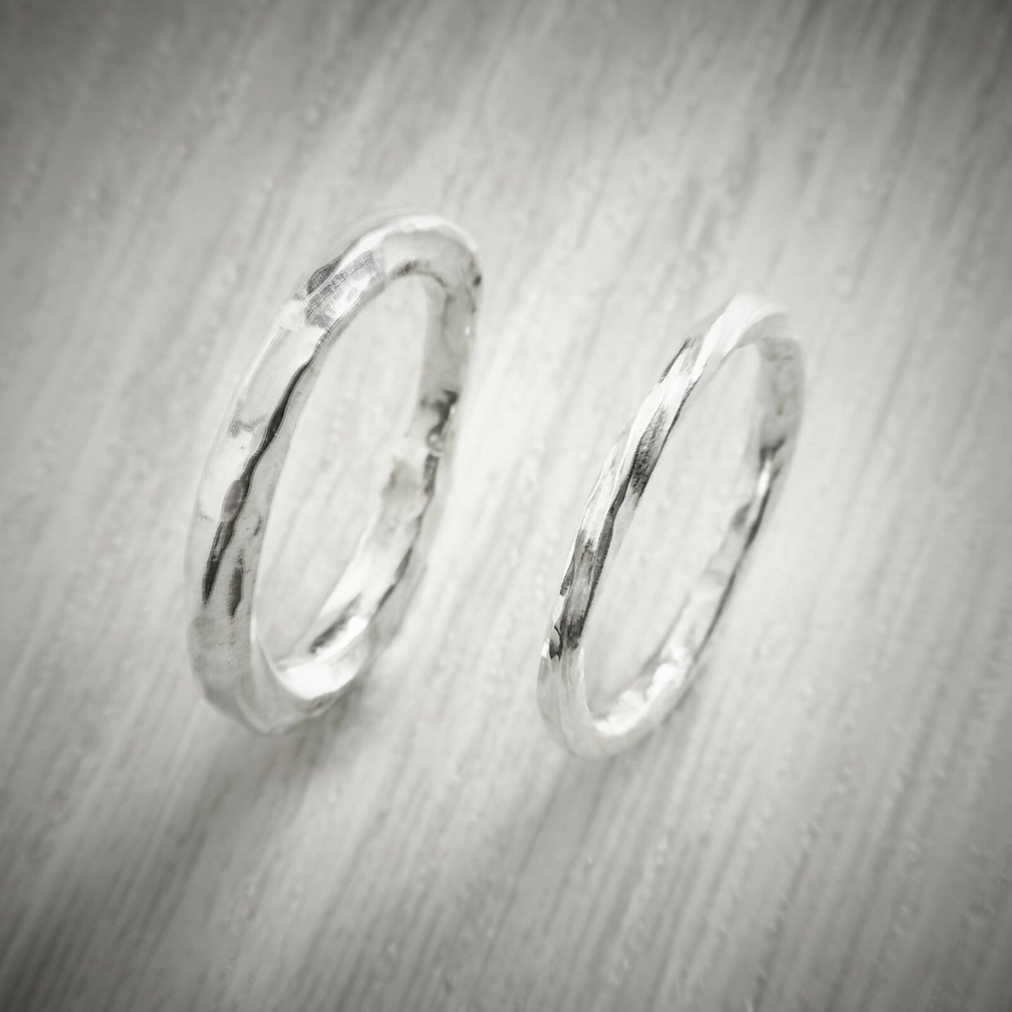 Slimline Twisted Ring by Emma White