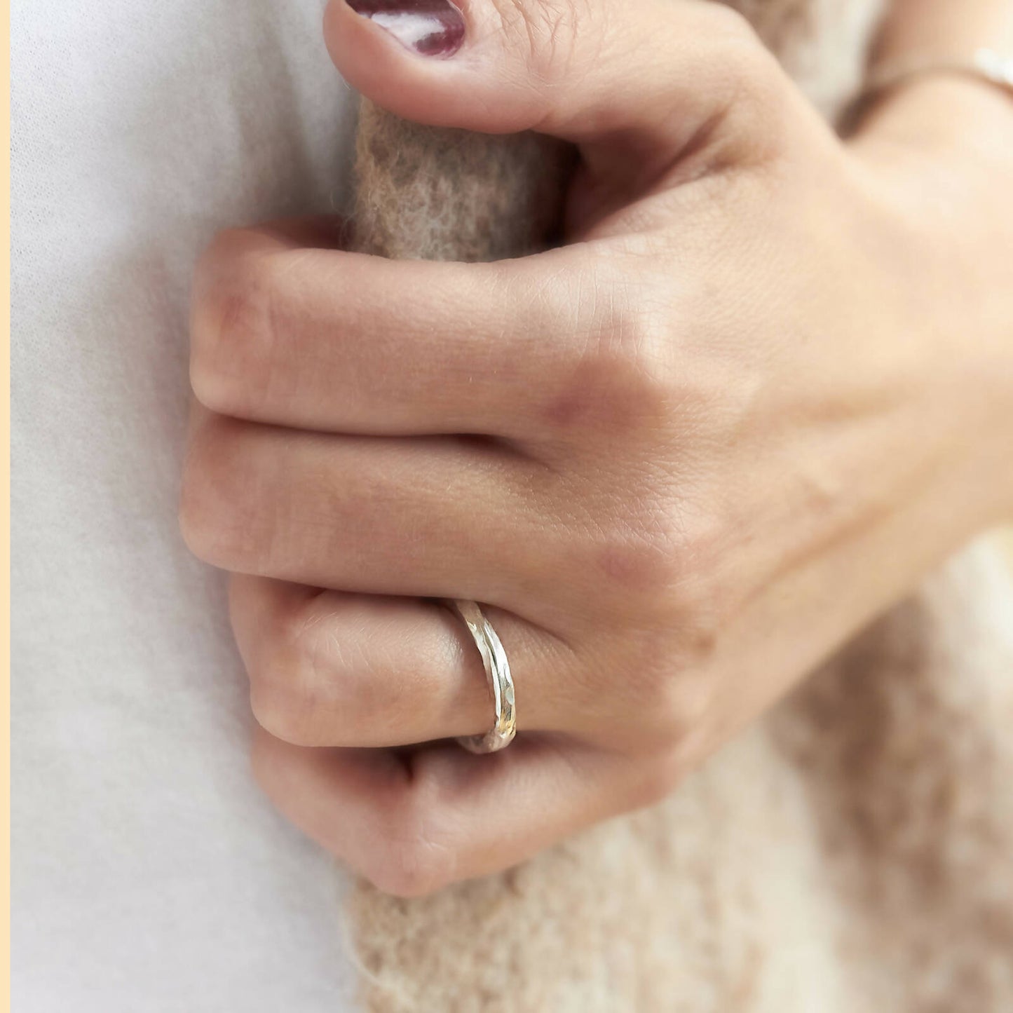Chunky Twisted Ring by Emma White