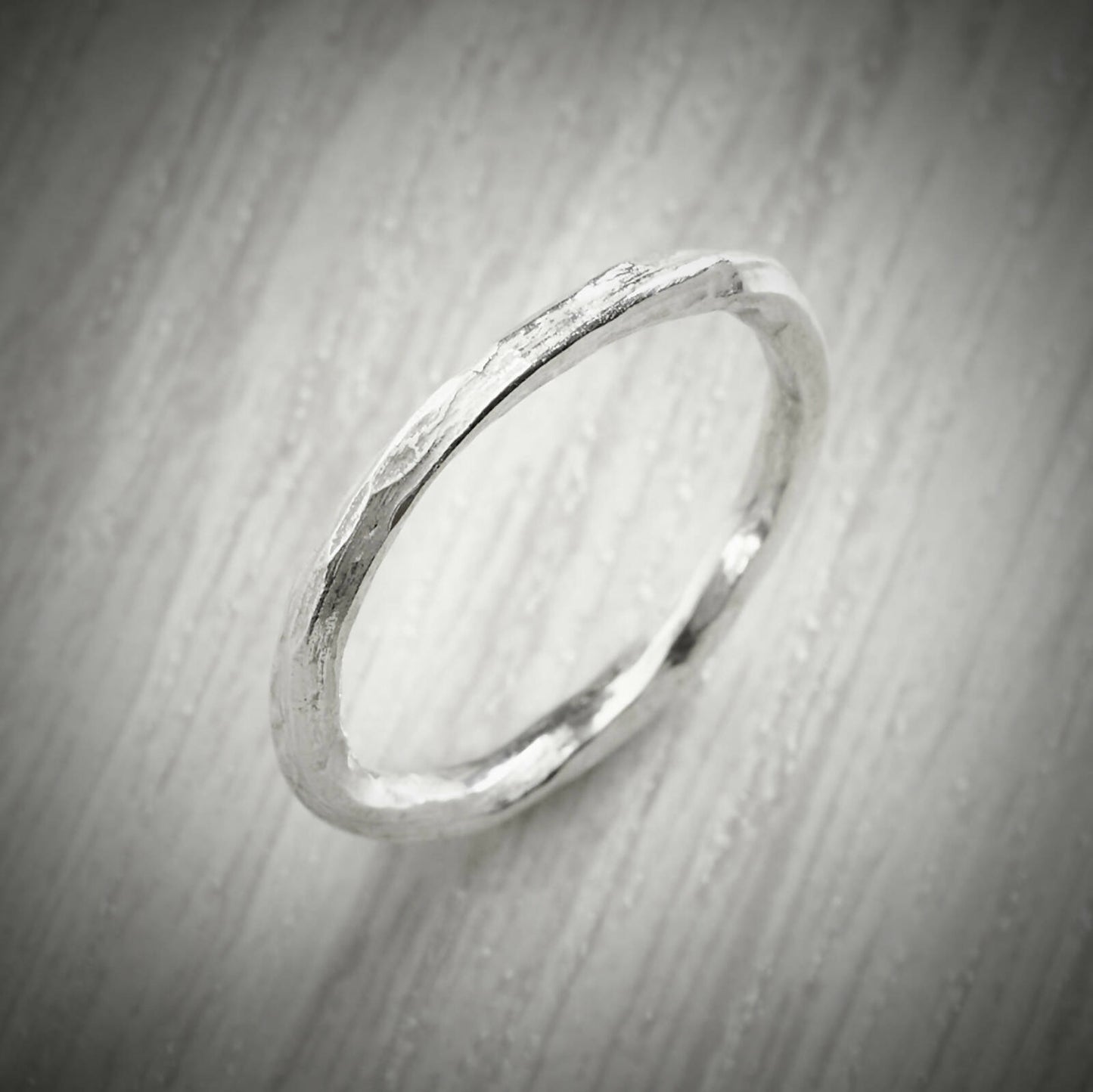 Slimline Twisted Ring by Emma White