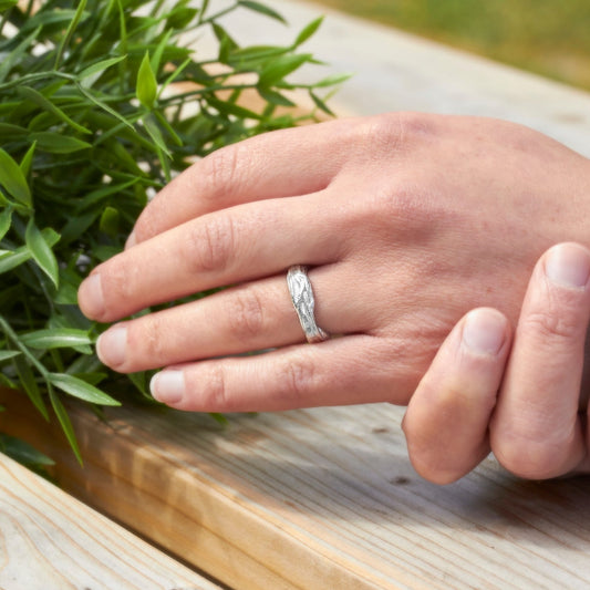 Narrow Twisted Ribbon Ring By Fi Mehra