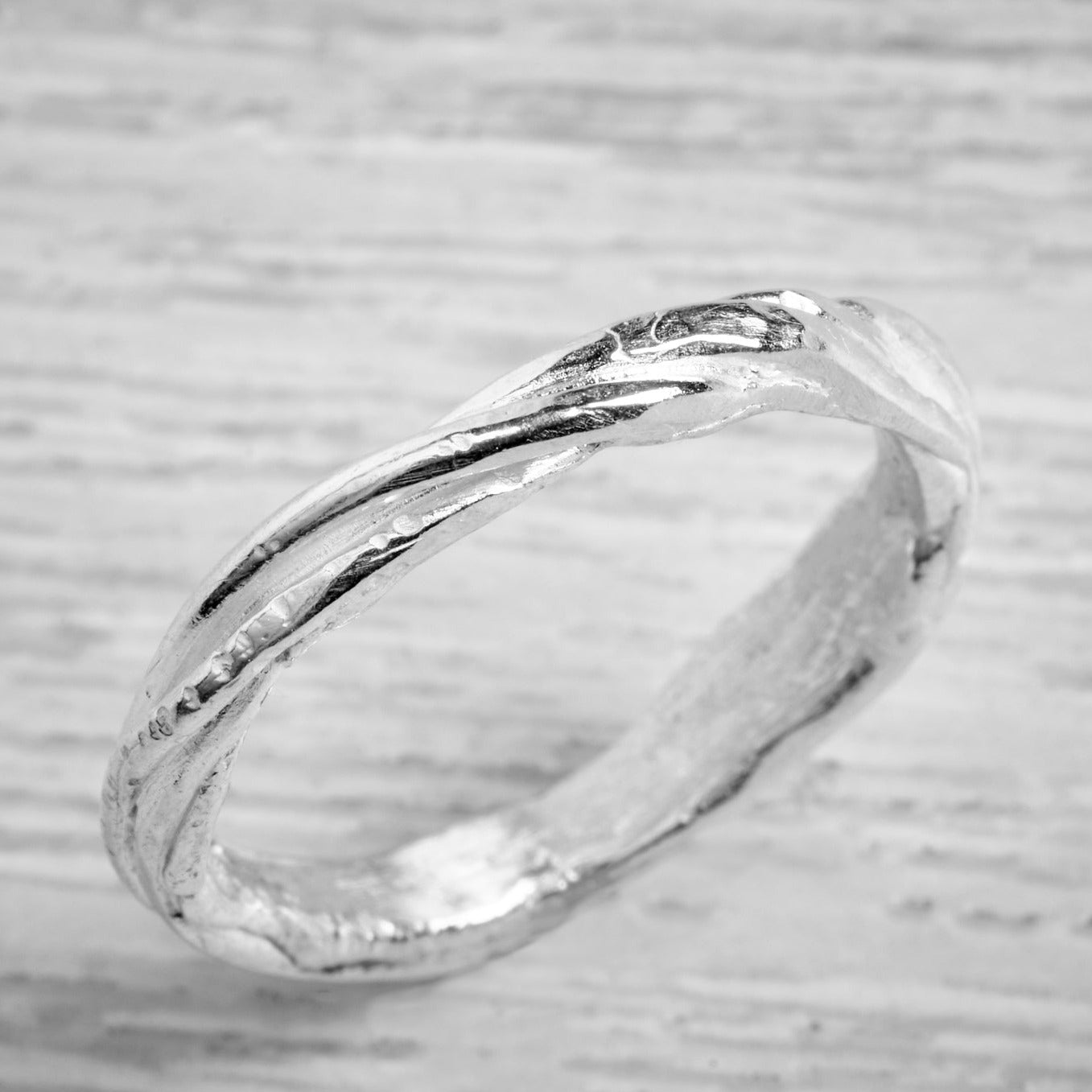 Narrow Twisted Wire Ring By Fi Mehra
