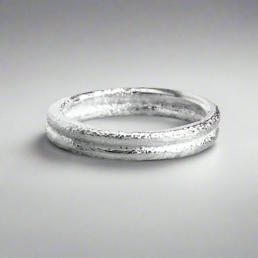 Double Band Ring By Fi Mehra