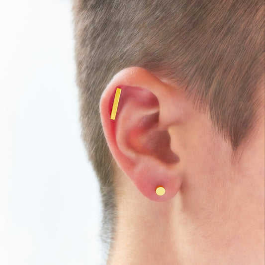 18ct Gold Vermeil Bits & Bobs Stud Earrings