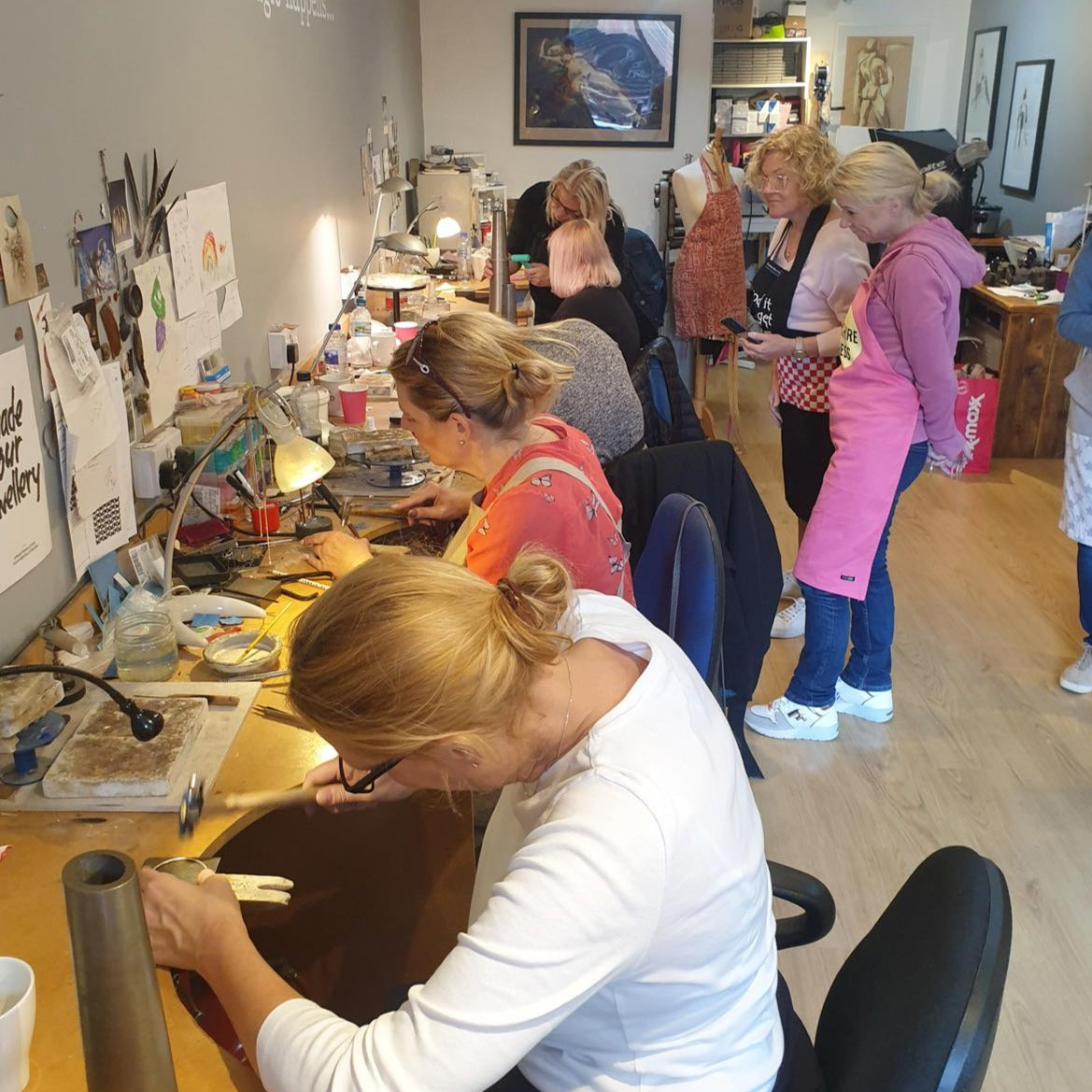 spinning rings workshop @thejewellerymakers. IMAGE PROPERTY OF EMMA WHITE-1