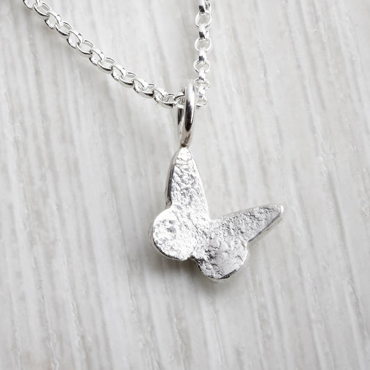 Silver Butterfly Necklace by Emma White