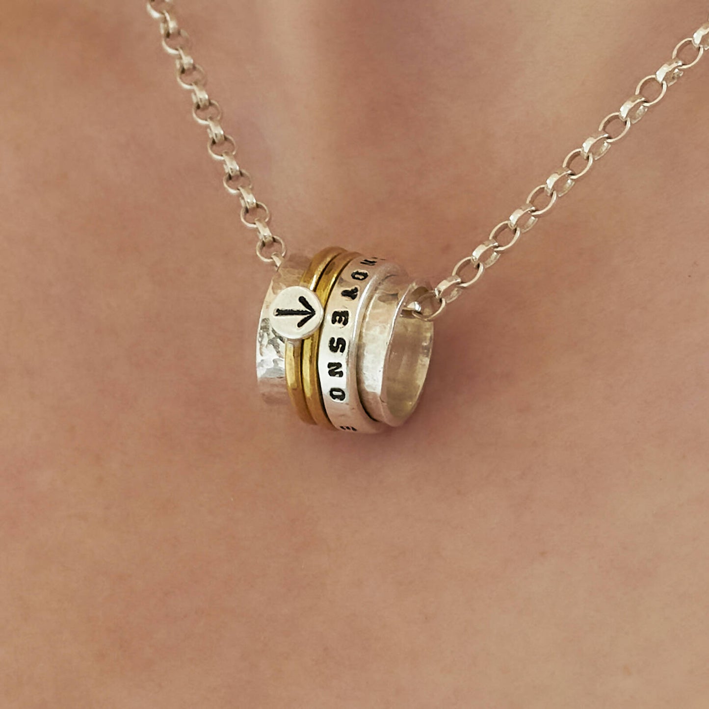 The YES/NO Spinning Necklace by Emma White